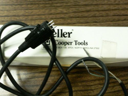 LOT OF 2 WELLER SOLDER TC212 CORD SETS WITH PLUGS