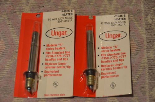 Ungar Soldering Iron Heater - (1) 1235-S and (1) 4035-S NOS &amp; NIB
