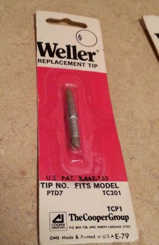 Weller Soldering PTD 7  Replacement Tip  for TC201 and TCP1 Irons