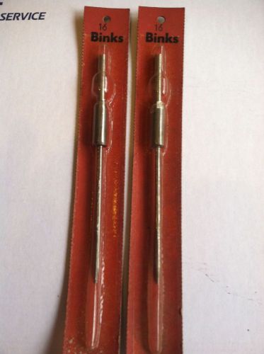 Binks needle valve paint sprayer vintage nos new x2 #16 part rebuild tool gun for sale