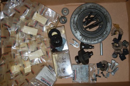 Ridgid pipe threader used parts screws washers gears brushes for sale