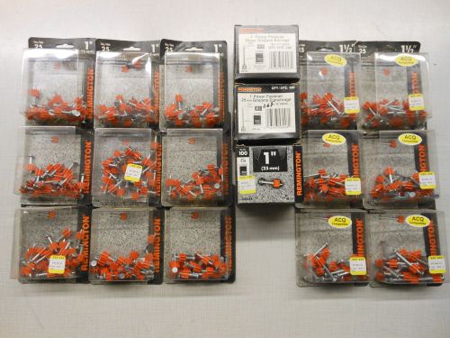 Mega lot...remington power fasteners 1&#034; (525), 1 1/2&#034; (150)...new in boxes = 675 for sale