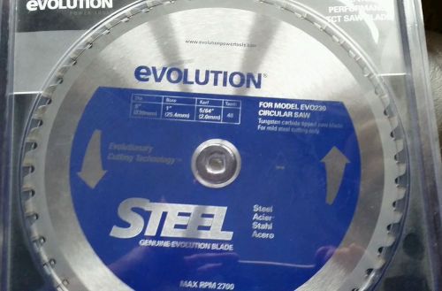 evolution saw blade steel 9