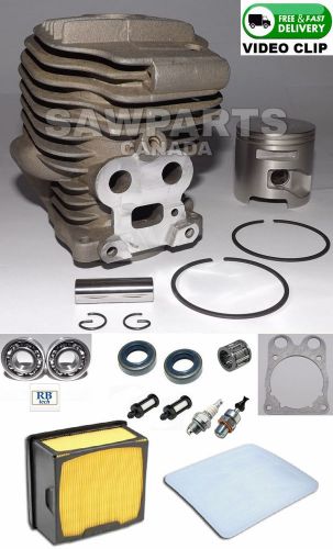 Husqvarna k760 cylinder / piston, nikasil &#034;3 bearings seals filters gasket&#034; 51mm for sale