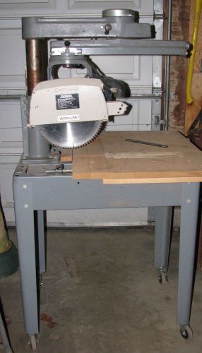 Rockwell-Delta Radial Arm Saw with stand