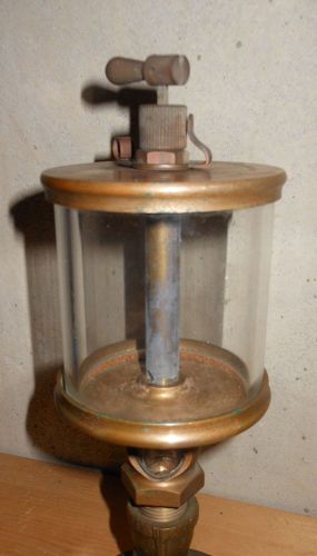 Antique Lunkenheimer No 5 1300 Sentinel Brass Steam Engine Oiler ~ Unused - NOS