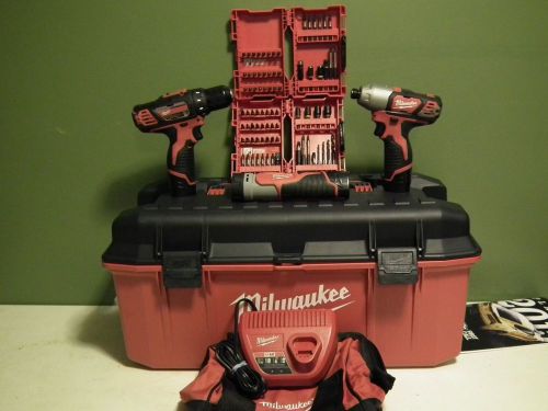 Milwaukee m12™ cordless lithium-ion 4-tool combo kit for sale