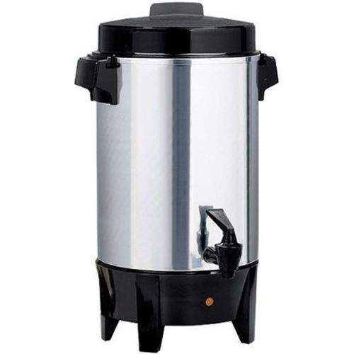 NEW 36 Cup Polished Coffee Urn Hot Water Tea Pot Container-HOME-OFFICE-RESTAURAN