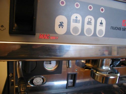 Nuova simonelli mac 2000v 3 group completely refurbished for sale