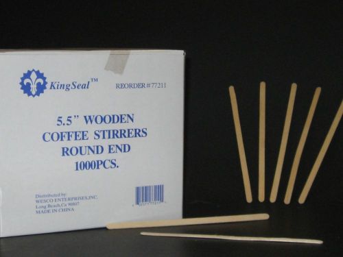 5.5&#034; ROUND END COFFEE STIRRER (5000 PIECES)