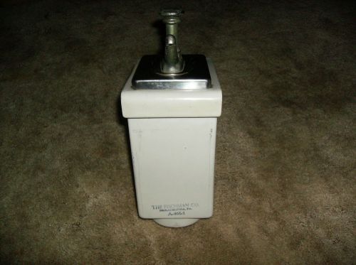 Vintage Syrup Ice Cream Soda Fountain Dispenser Deco Chrome FISCHMAN PA A-466-1