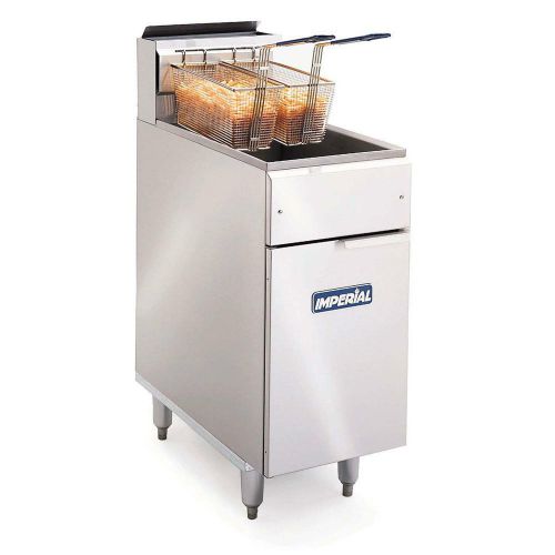 Fryer floor model electric full pot imperial packed ifs-40-e for sale