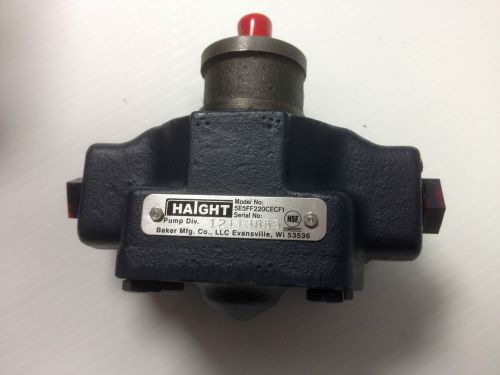 Haight fryer filter pump for Broaster -Part # 09273