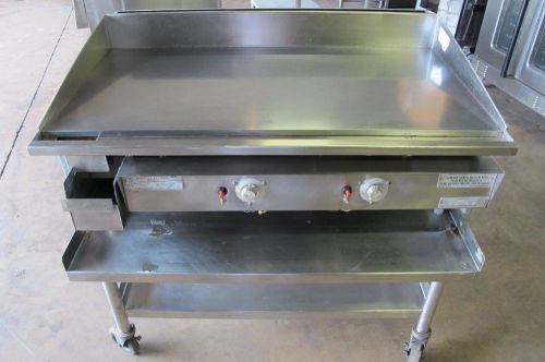 KEATING MIRACLEAN THERMOSTATICALY CONTROL COUNTERTOP FLAT GAS GRILL GRIDDLE