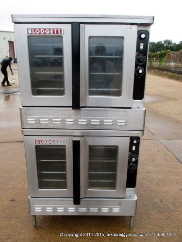 BLODGETT DUAL FLOW GAS DOUBLE STACK CONVECTION OVEN