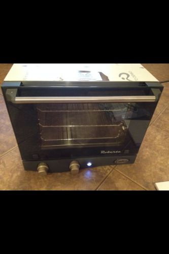 New cadco commercial electric convection oven single quarter size countertop 3 for sale