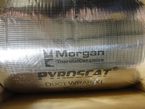 8 ROLLS 200&#039; MORGAN THERMAL CERAMICS PYROSCAT DUCT INSULATION;434-6806-005-87-XL