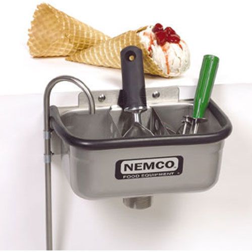 Nemco 77316-10 Spadewell Ice Cream Dipper Station, 10&#034; (Divider Sold Separately)