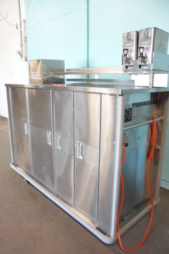 &#034;crimsco&#034; h.d.commercial heated/refrigerated mobile food/beverage delivery cart for sale