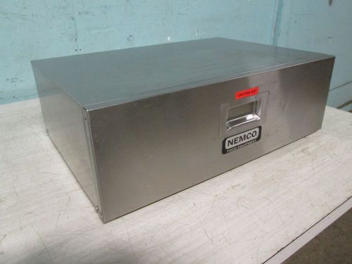 &#034;NEMCO&#034; H.D.COMMERCIAL S.S. COUNTER-TOP ELECTRIC 1 DRAWER FOOD/BUN/CHIP WARMER