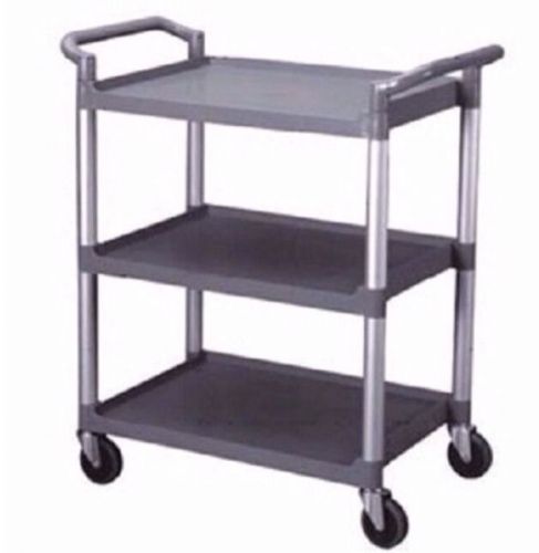 Black catering cart bus cart 3 tier - heavy duty for sale
