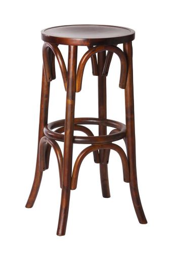 Replica thonet bentwood bar stool timber chair 76cm high restaurant hertzog for sale