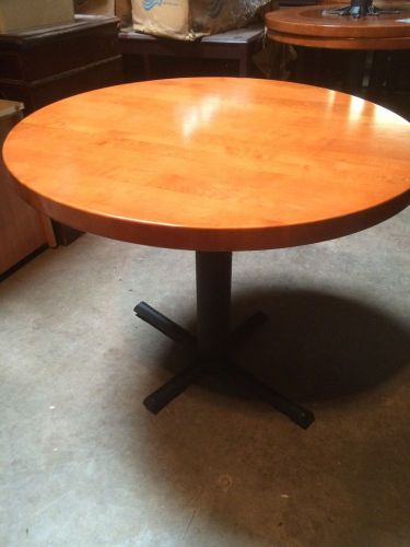 Commercial Grade Solid Wood Restaurant Tables  36&#034; rounds