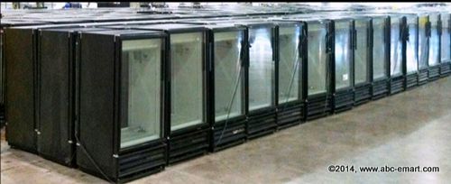 Truckload of 37 true gdm-10pt coolers glass door swing 10 cu ft. refrigerator for sale