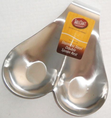 TableCraft  Stainless Steel Double Spoon Rest Commerical Quality
