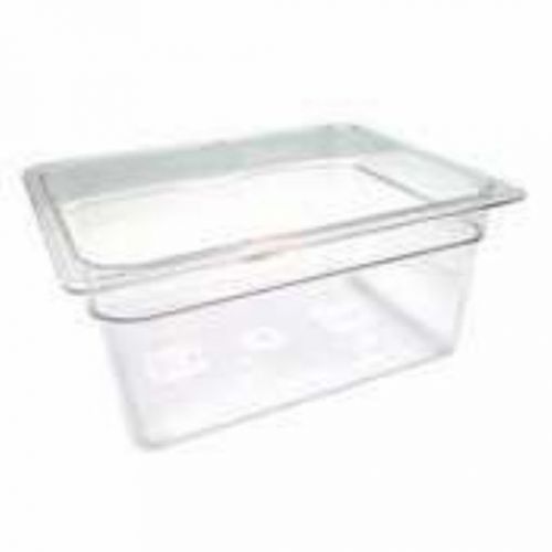 New cambro 32cw-110 2-1/2-inch camwear polycarbonate food pan  size 1/3  black for sale