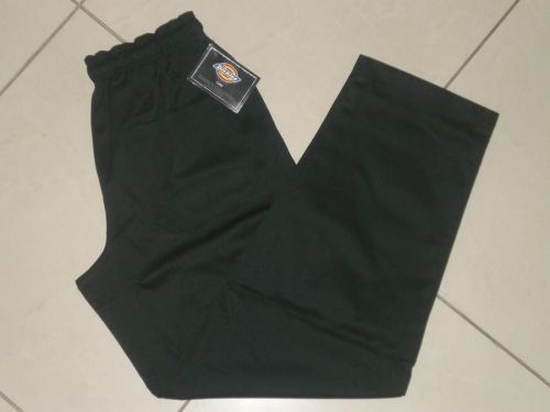 Dickies Chef Collection Four Pocket Black Pant Sz XL NWT