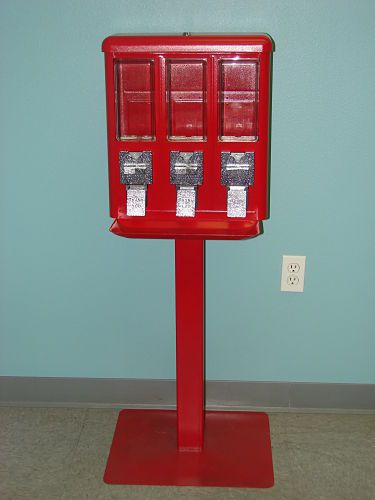Brand new tripple head bulk candy vending machine (639) for sale