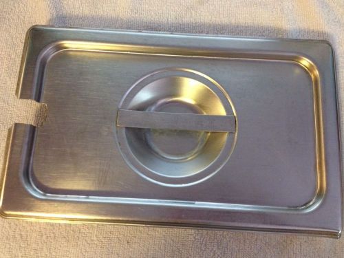 Vollrath 75240, 1/4 Size Stainless Steel Cover , Slotted -NSF