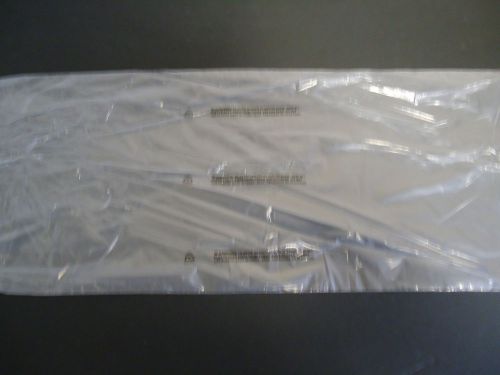 2000 Clear Newspaper Bags 9&#034; x 23&#034;  LLDPE with Warning
