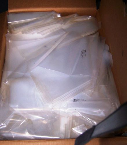 Lot of (1000)  8&#034; X 24&#034; x .004  Heat Seal Clear Plastic Bags (4 MIL)