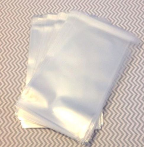 200 self adhesive  bags 4&#034; x 6&#034; clear plastic self seal cello bag 10 x 16cm usa for sale