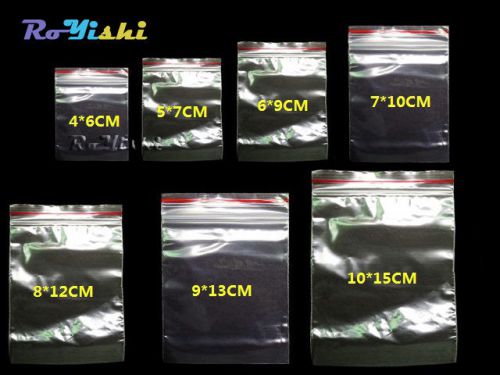 Plastic Ziplock Bags Seal Bags Reclosable Zipper Bags 7 Kinds Of Size Clear