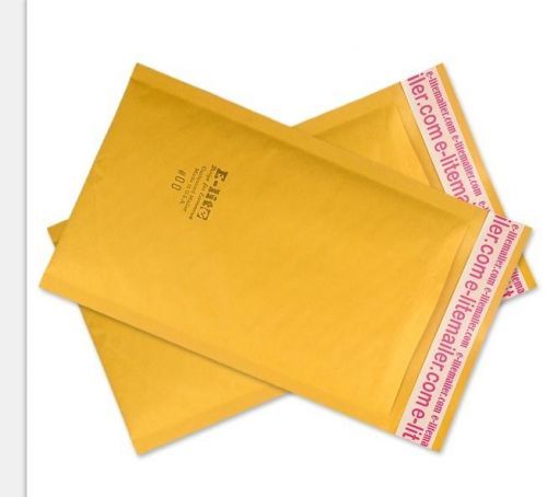 500 #00 5x10 kraft bubble mailer padded envelope free shipping us made for sale