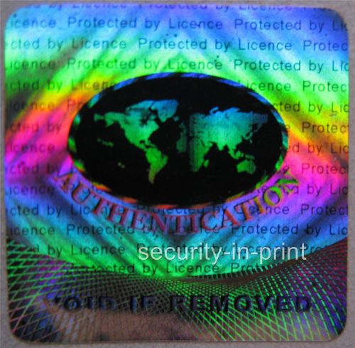 252 AUTHENTICATION VOID IF REMOVED Atlas Hologram stickers labels 25mm S25-4S
