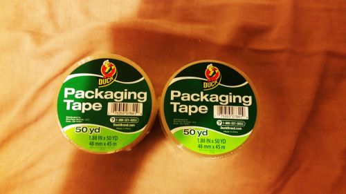 TWO ROLLS CLEAR Duck Tape