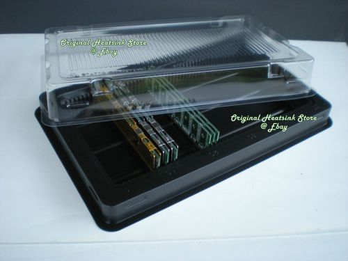 Memory tray case for desktop pc &amp; server ddr dimm modules qty 5 fits 250 pcs new for sale
