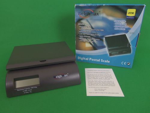 Weighmax Digital Postal Scale, Black (W-2822-35-BLK) NEW GREAT FOR EBAY BUSINESS