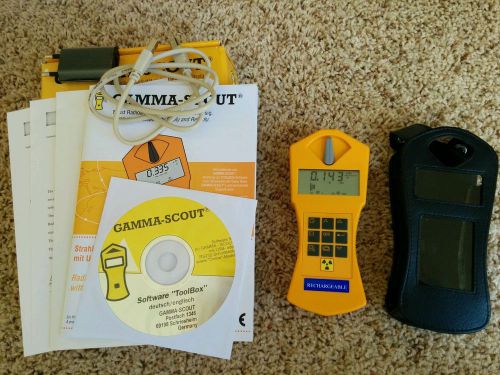 GammaScout rechargeable radiation Geiger counter