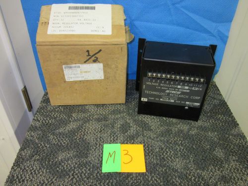 TRC TECHNOLOGY RESEARCH CORP VOLTAGE REGULATOR 19890-003 MILITARY GENERATOR NEW