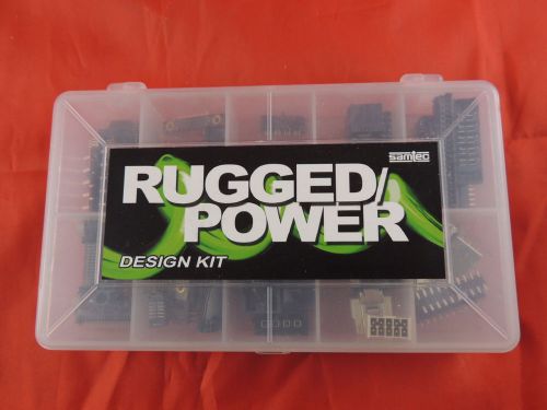 New Samtec Rugged Power Connectors Kit 42 Pieces Original Labeled Divider Box