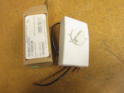 Columbus Electric D2022H10BA Double Pole Wall Mounted Thermostat 22A 125/277V