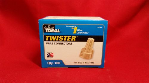 Ideal 30-341 Winged Twister Wire Connector 22-8AWG, 1-Box of 100
