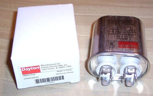 Dayton 2mdv4 motor run oval capacitor 5 uf mfd 370 vac 50/60 hz for sale