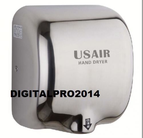 Hand dryer, new model 2015,1800 watts, high speed, stainless steel, automatic. for sale