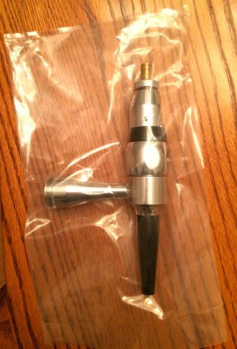 GUINNESS STOUT AND ALE POLISHED STAINLESS STEEL FAUCET (NEW) (MICRO-MATIC)